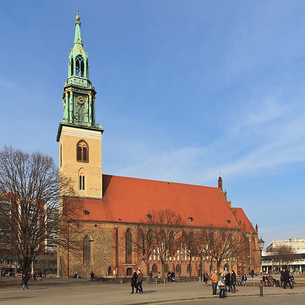 Bild Marienkirche im Herbst
